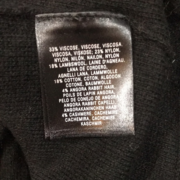 Sparrow Anthropologie Serena Black Fuchsia Peplum Sweater Knit Dress -Size L - Picture 7 of 12